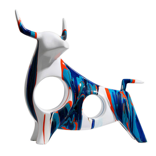 Lámpara Decorativa Vaca Colorida - Luz de Lujo para Sala de Estar - Image 9