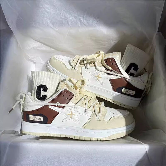 Tenis Blancos Deportivos para Estudiantes - Zapatillas Casuales Versátiles Mujer