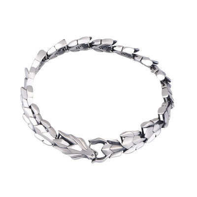 Pulsera Dragón Azul Punk Beast Personalizada para Hombre - Image 9