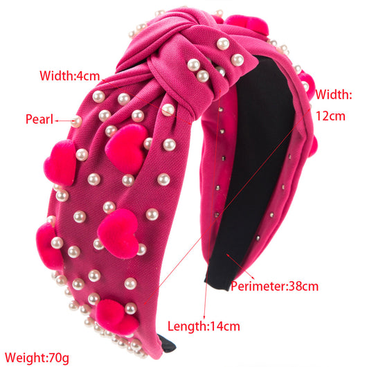 Diadema de Perlas para San Valentín - Accesorios de Amor - Image 2