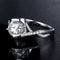Women's Korean Classic Angel Kiss Ring Moissanite ring 5
