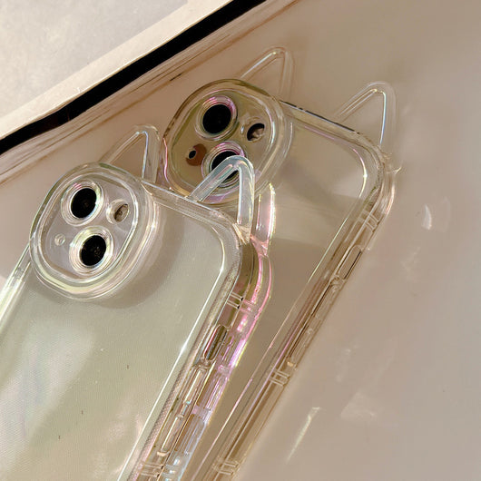 Funda para Celular Orejas de Gato con Laser Multicolor - Image 10