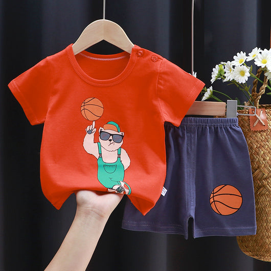 Camiseta de Algodón Manga Corta para Niños - Comodidad de Verano - Image 16