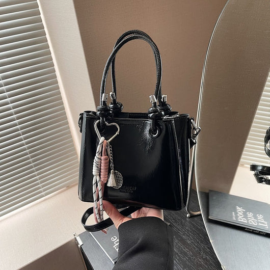 Bolso Bandolera de Moda para Mujer - Bolsa Bucket Portátil - Image 8