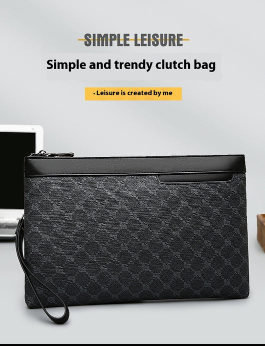 Bolso de Cuero Retro Negro para Hombre - Estilo Vintage - Image 16