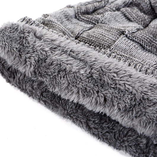 Gorro Tejido Abrigo con Forro Polar para Hombre - Ideal para Otoño e Invierno - Image 12