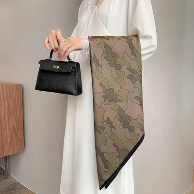 Pañuelo de Seda Twill Grande 90cm para Mujer - Image 9