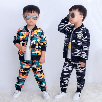 Conjunto Deportivo Infantil de Terciopelo para Primavera y Otoño - Image 5