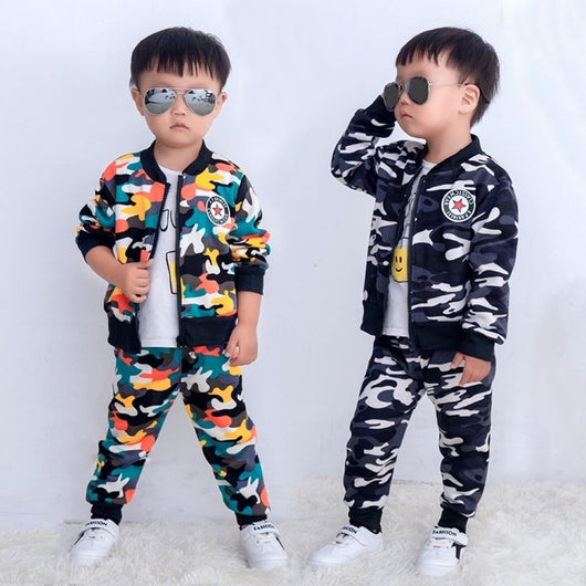 Conjunto Deportivo Infantil de Terciopelo para Primavera y Otoño - Image 5