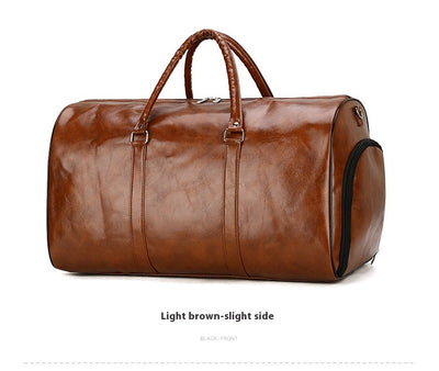 Maleta de Viaje Ejecutiva PU Capacidad Grande - Bolsa Retro para Viajes Cortos - Image 27