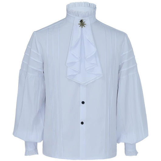 Camisa Medieval Europea con Mangas Farol - Estilo Samurái - Image 14