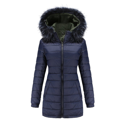 Parka Acolchada con Cuello de Piel Desmontable Reversible - Image 22