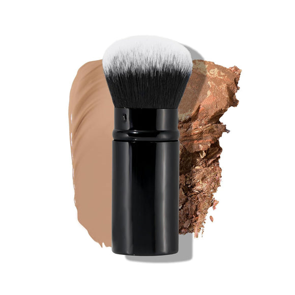 Brocha Retráctil para Polvo y Contorno - Herramienta de Maquillaje Profesional