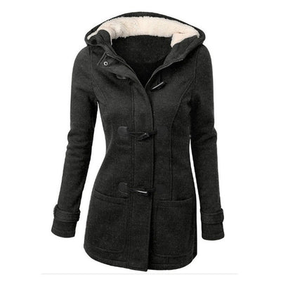 Abrigo Acolchado con Capucha para Mujer - Sudadera Térmica de Algodón - Image 15