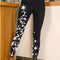 Leggings Ajustados con Estampado de Estrellas Posicionadas
