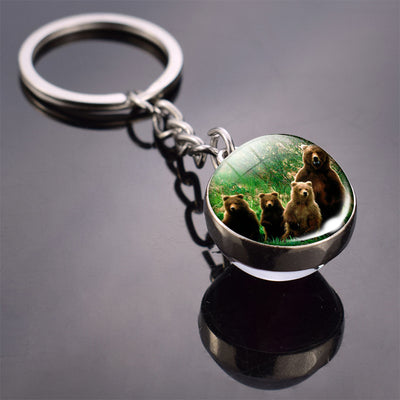 Llavero Luminoso con Esfera de Cristal Animal - Accesorio de Moda Brillante - Image 14