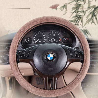 Funda para Volante de Auto Blanca Circular Premium - Image 4