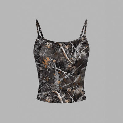 Top Tubo Estampado Retro para Mujer - Tirantes Finos Verano - Image 4