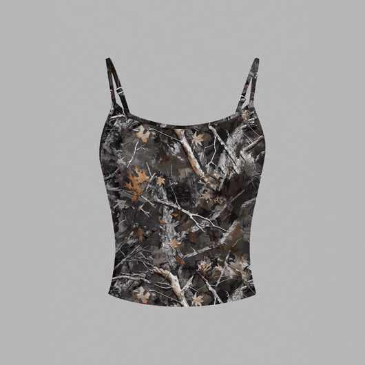 Top Tubo Estampado Retro para Mujer - Tirantes Finos Verano - Image 4