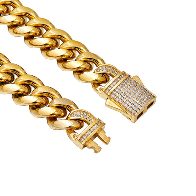 Cadena Cubana para Hombre en Acero Inoxidable - Image 8