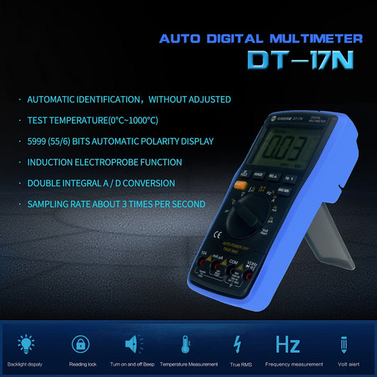 Multímetro Digital Automático DT 17N - Image 3