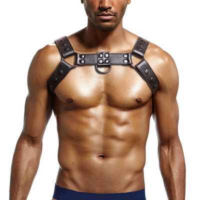 Arnés de Cuero para Pecho - Correa Bondage Musculosa - Image 8