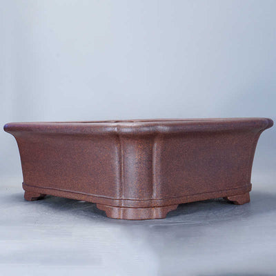 Maceta Clásica de Porcelana Roja Hecha a Mano para Esquinas - Image 10