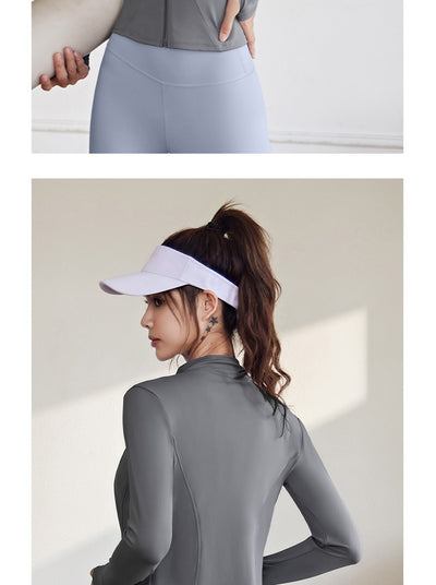 Chaqueta Deportiva Mujer Manga Larga Ajustada para Running, Fitness y Yoga - Image 34