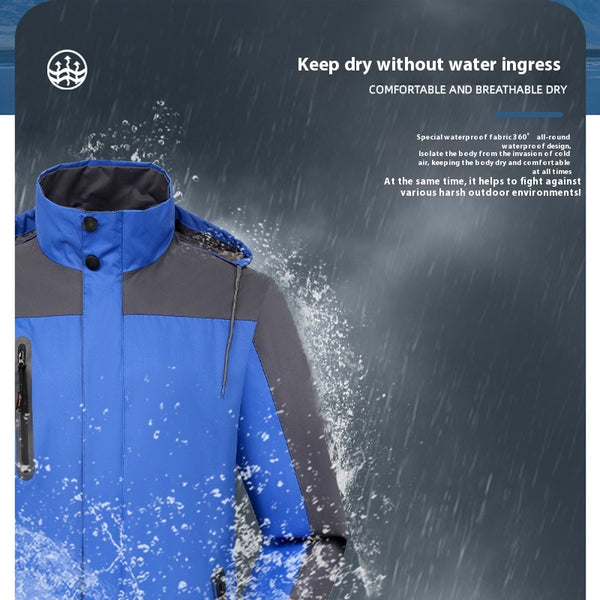 Chaqueta Impermeable Cortaviento Unisex para Aventuras al Aire Libre
