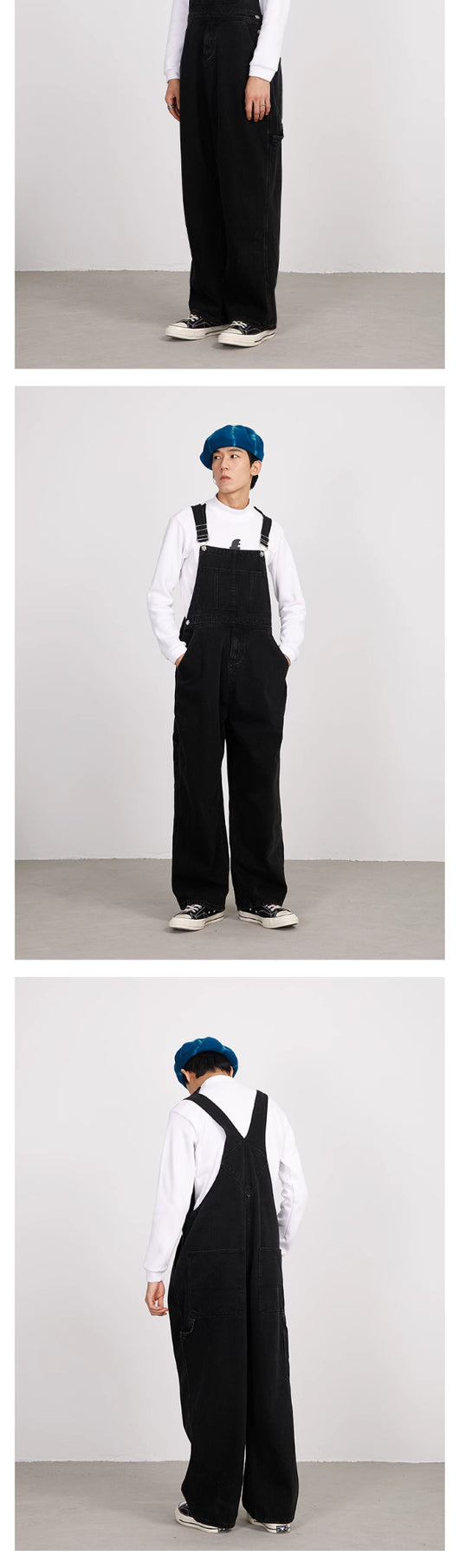 Pantalón de Trabajo Retro Japonés Recto Casual para Hombre - Image 14