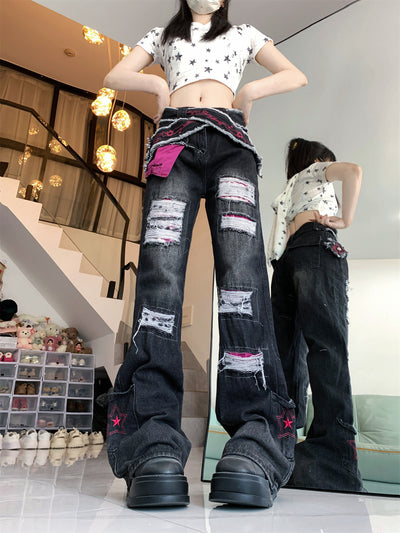 Jeans Flare Rotos con Diseño Desenfadado y Toque Chic - Image 15