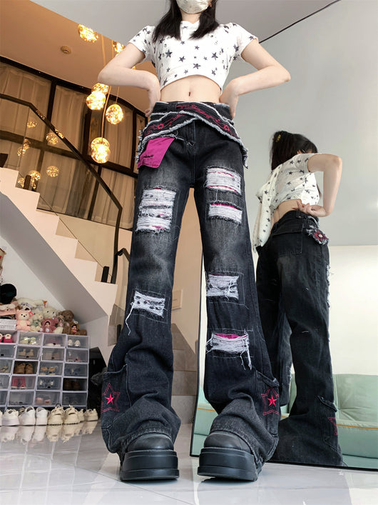 Jeans Flare Rotos con Diseño Desenfadado y Toque Chic - Image 15