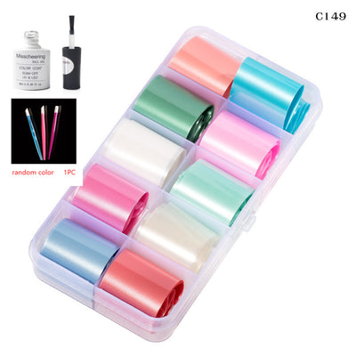 Set de 12 Láminas Decorativas para Uñas - Transferencias Nail Art - Image 59