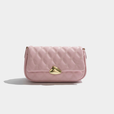 Bolso de Cuero Candy Color con Cadena Rombo para Mujer - Image 16