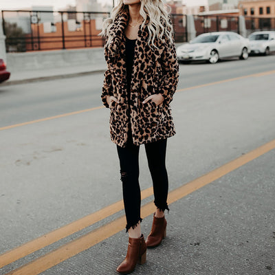 Abrigo de Piel Sintética para Mujer Invierno - Image 8