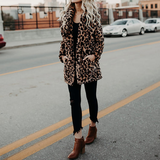 Abrigo de Piel Sintética para Mujer Invierno - Image 8