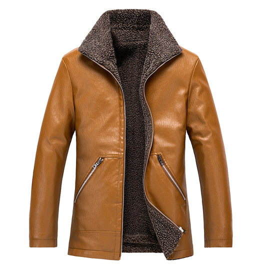 Abrigo de Invierno con Cuello de Solapa y Forro Grueso - Image 13