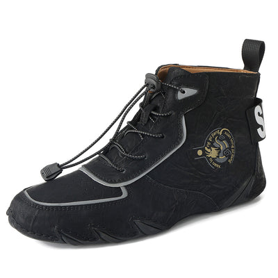 Botas Dr Martens Altas para Hombre Talla Grande - Cuero con Forro Térmico - Image 4