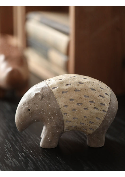 Adornos Vintage de Resina Artesanal con Animales para Estantería - Image 16