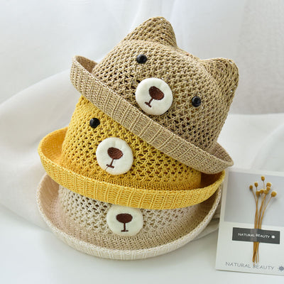 Sombrero de Paja para Niña - Protección Solar Playa Verano - Image 7