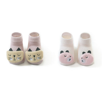 2 Pares de Calcetines para Bebé Primavera Verano Tela Ligera - Image 5