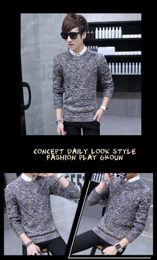 Suéteres Modernos para Hombre - Otoño e Invierno - Image 17