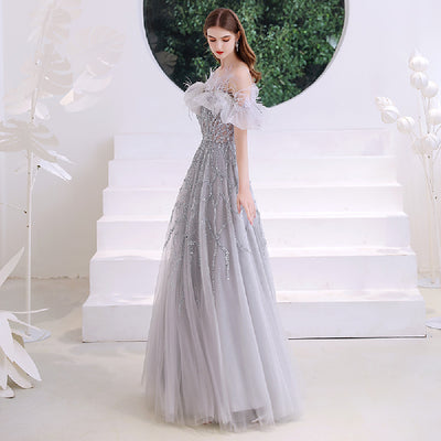 Vestido Elegante de Hombro Descubierto para Dama - Image 9
