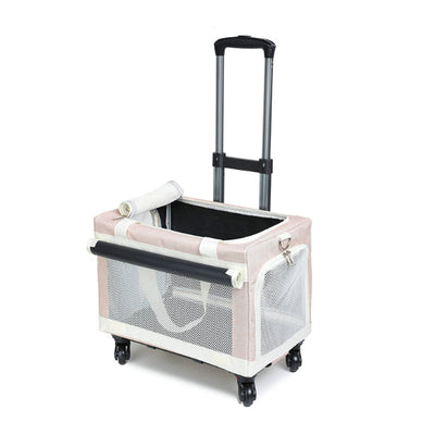 Carrito Transportador Multimascotas Portátil y Transpirable para Gatos y Perros - Image 17