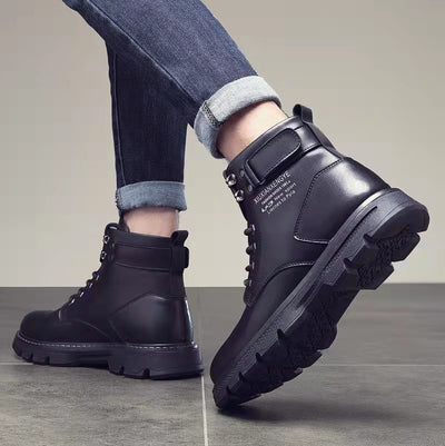Botas Altas Estilo Coreano para Hombre - Image 11