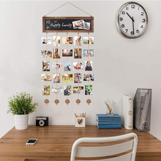 Clips de Madera para Fotos - Decoración Colgante Moderna - Image 7