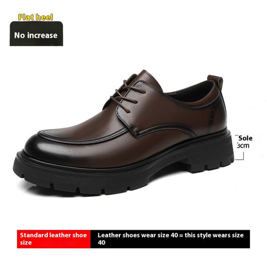 Zapatos Formales de Cuero con Plantilla Elevadora para Hombre - Image 11