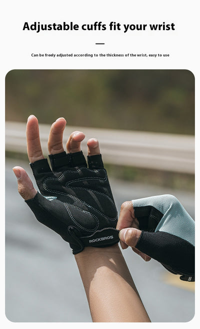 Guantes de Ciclismo Medio Dedo Antideslizantes y Transpirables Unisex - Image 7