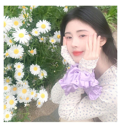 Aro Plisado Oversized Estilo Ballet Coreano para el Cabello - Image 11