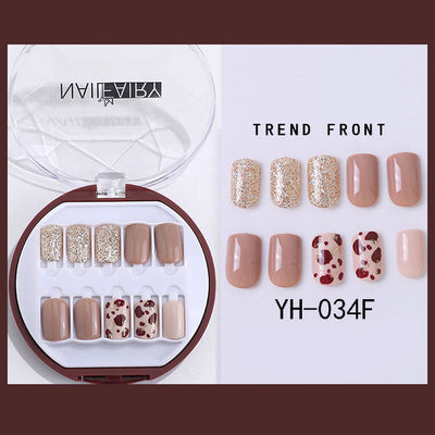 Uñas Postizas Coreanas Removibles Waterproof - Set 30 Piezas Manicura Instantánea - Image 19